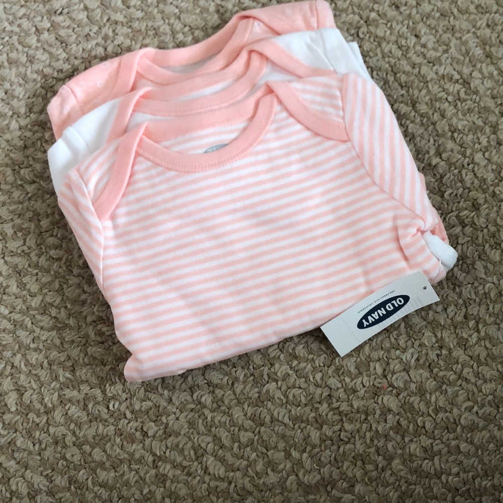Old navy onesies Long sleeve 3pk